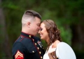 Marine Tyler Southern returned home to hero's welcome - and special girl