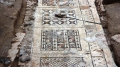 Enormous Roman mosaic found under farmer's field