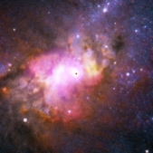 New evidence shows black hole growth preceding galactic formation